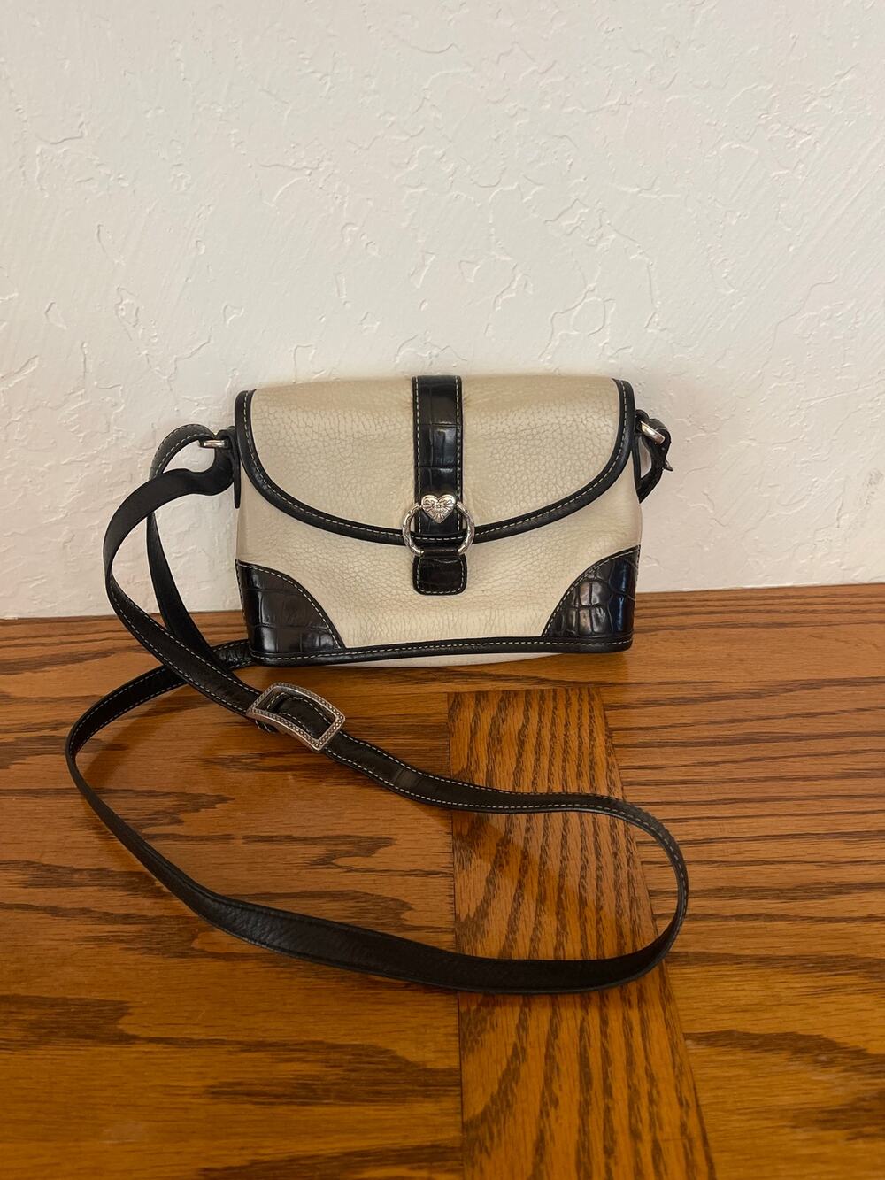 Vintage Brighton, small leather Crossbody saddlebag